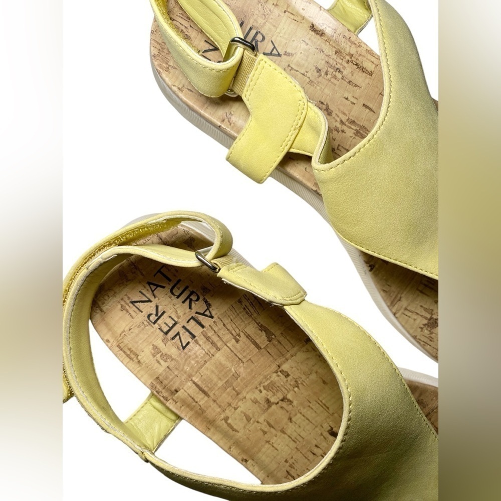 Naturalizer Women Wedge Heel Slingback Sandals Meghan - Iced Lemon - Picture 5 of 10